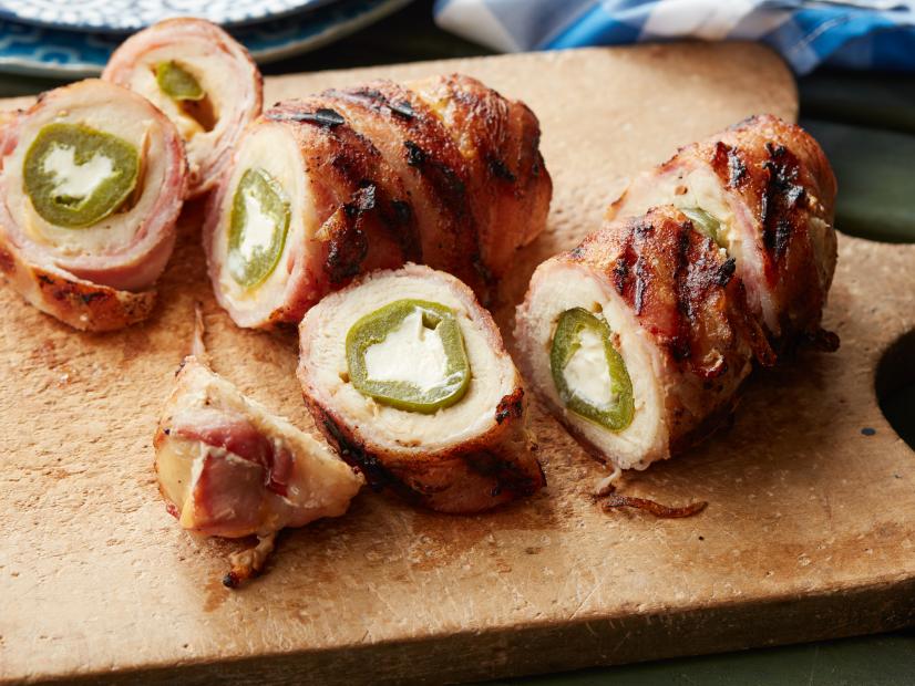 Grilled Jalapeño Popper Chicken with Cheddar and Bacon