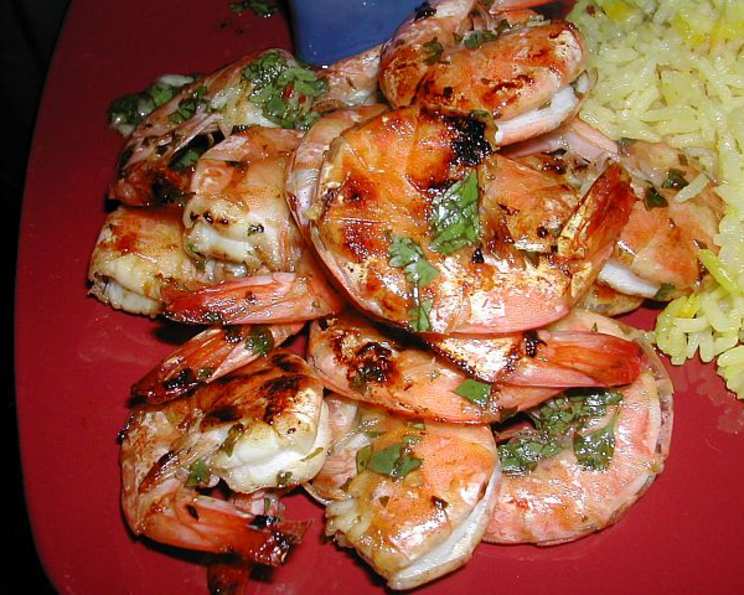 Sautéed Shrimp with Chili-Lime Butter and Cilantro