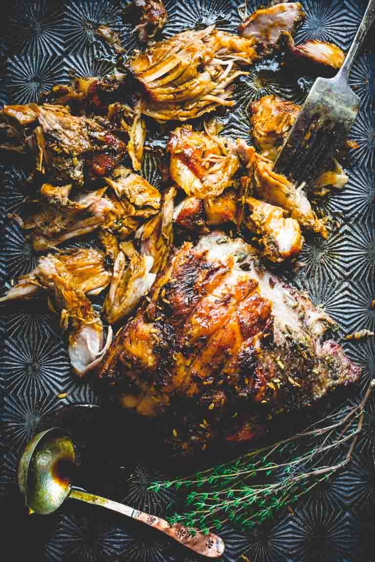 Slow-Roasted Pork Shoulder with Citrus and Fennel