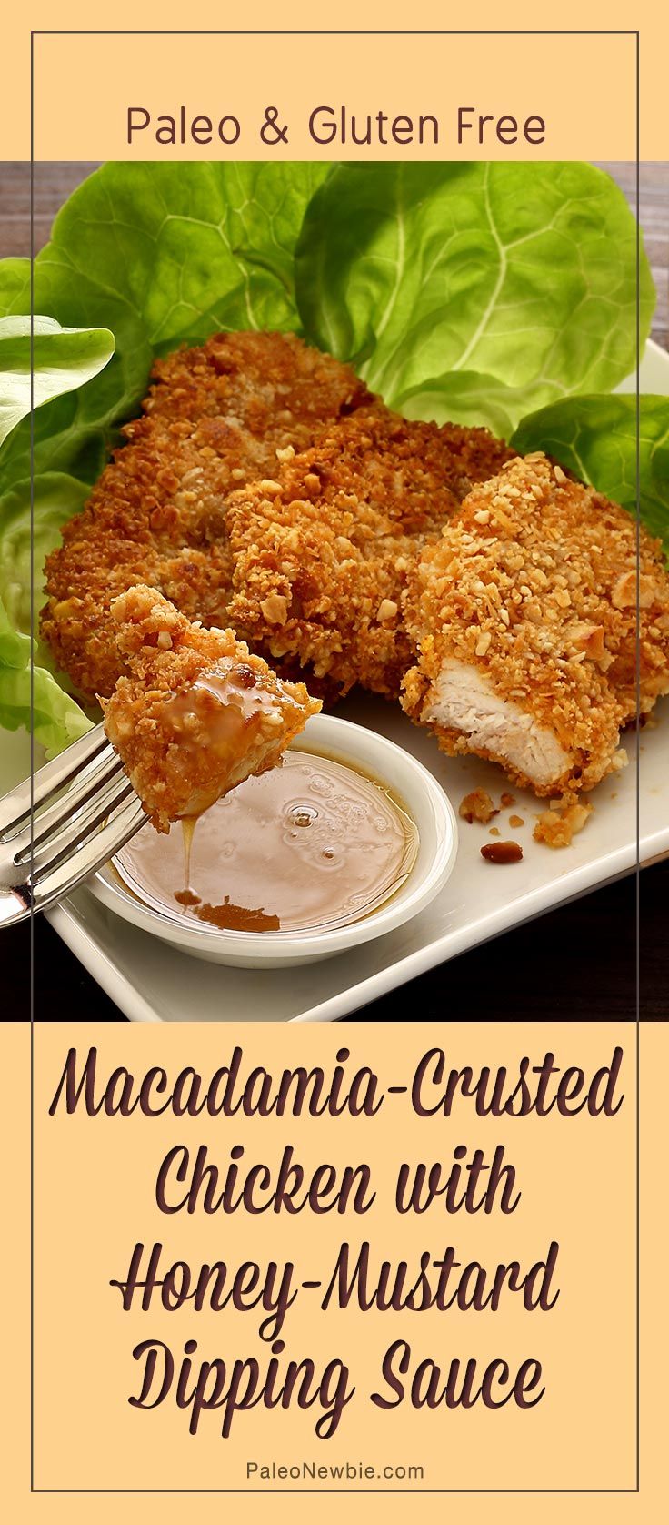 Macadamia-Crusted Chicken with Wattleseed and Lemon Sauce