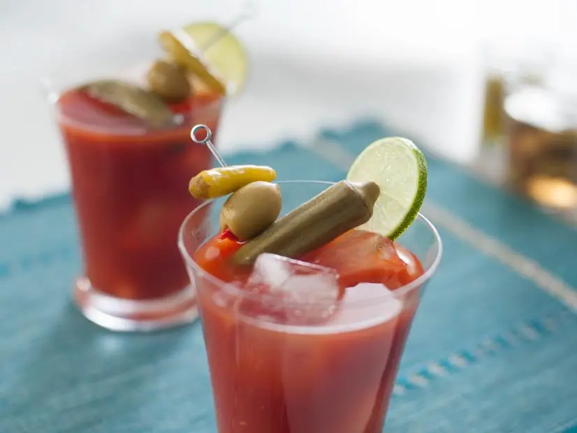 Vodka-Infused Cajun Bloody Mary with Pickled Okra