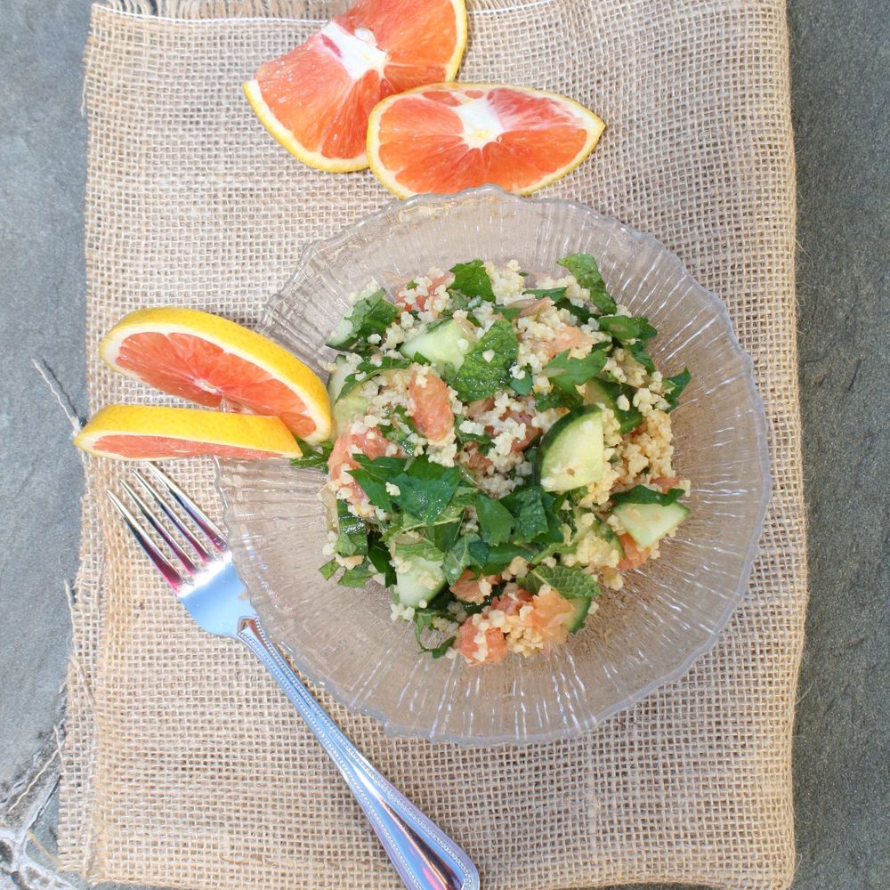 Senegalese Millet and Peanut Salad with Citrus Dressing