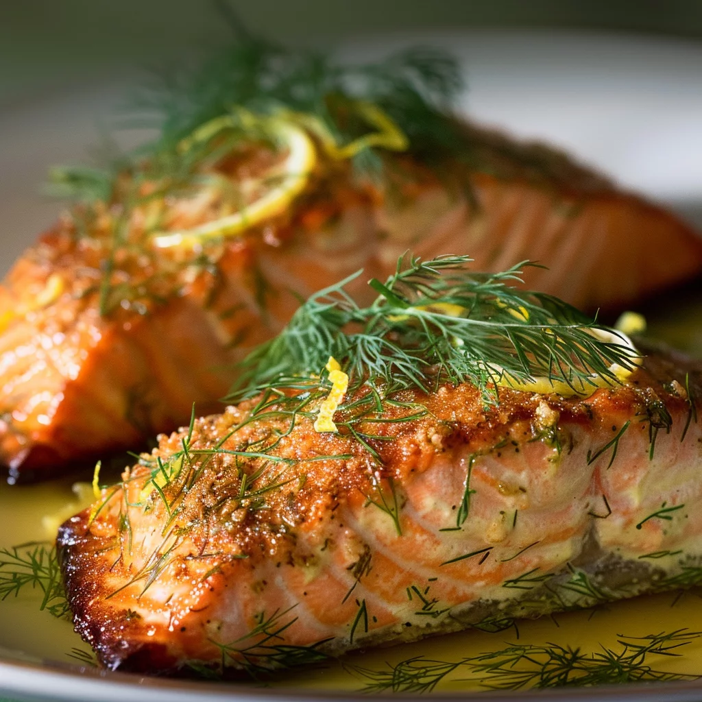 Low-Temperature Sous-Vide Salmon with Lemon Dill