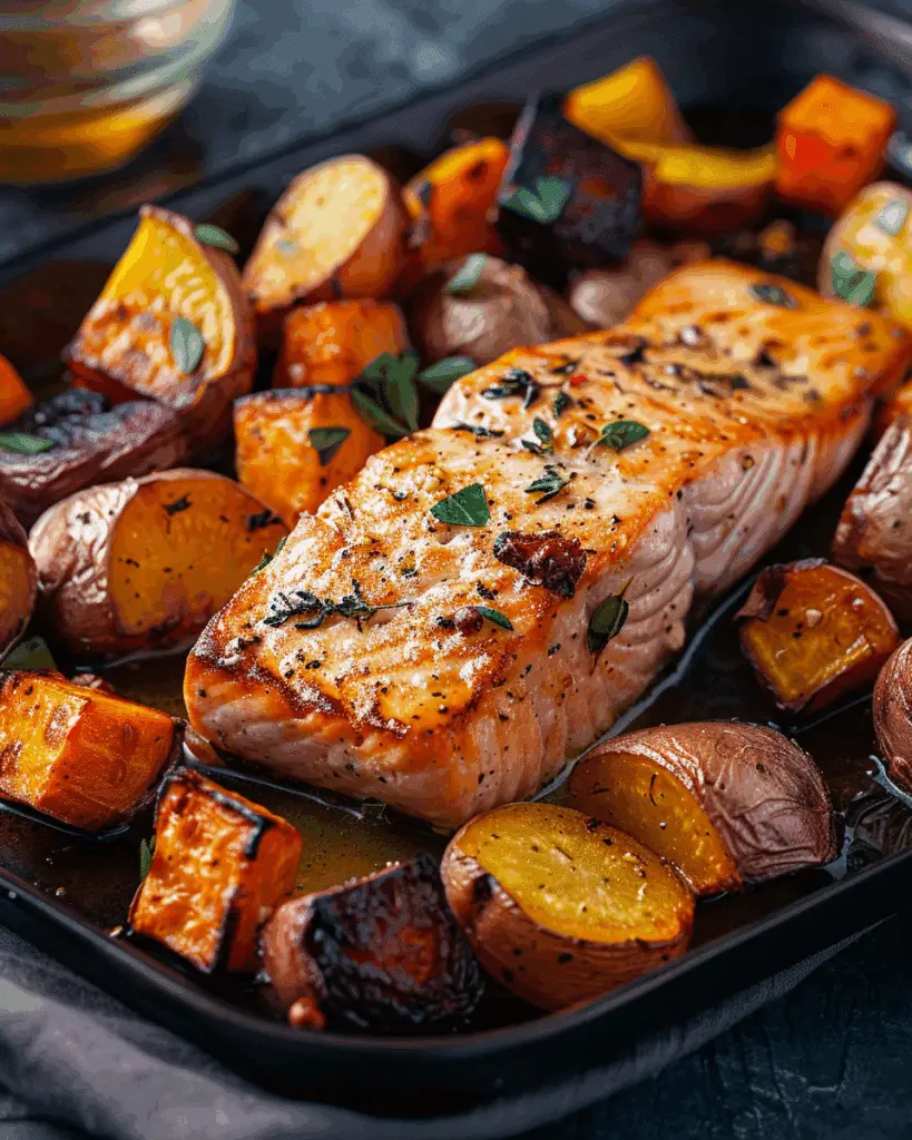 Oven-Roasted Salmon with Maple Dijon Glaze