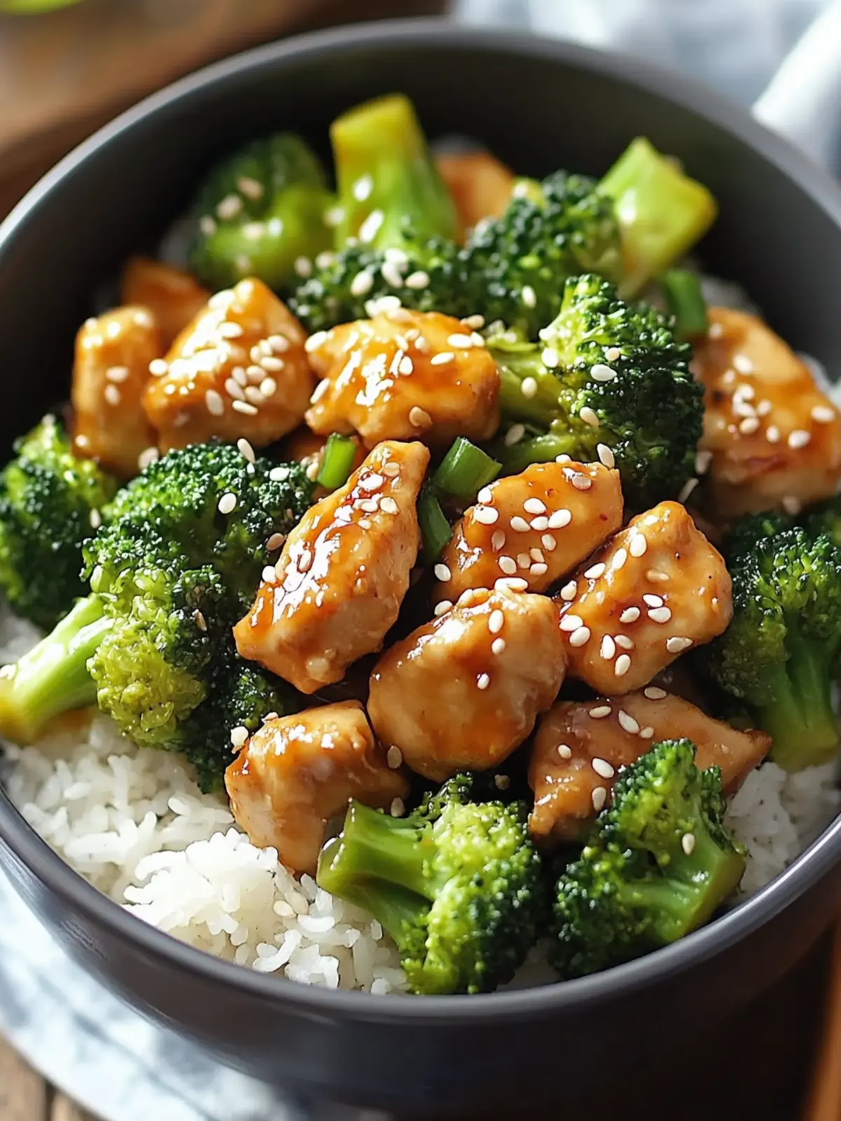 Keto Chicken Stir-Fry with Sesame and Broccoli