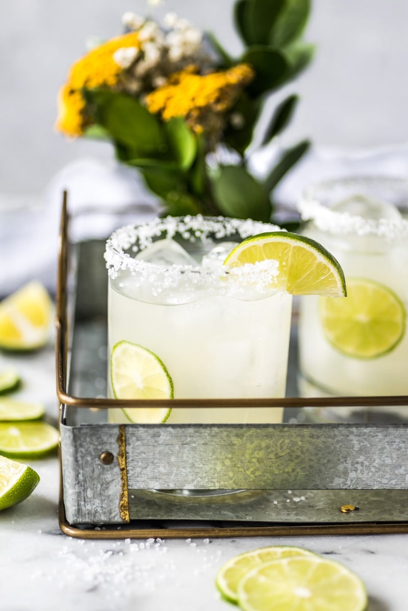 Refreshing Triple Sec Margarita with Fresh Lime and Salt