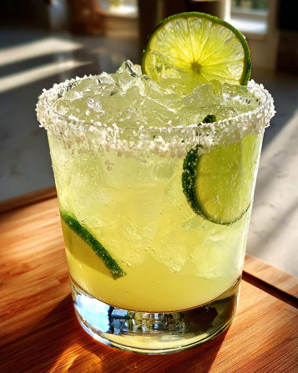 Light and Balanced Margarita with Fresh Lime Juice and Orange Liqueur