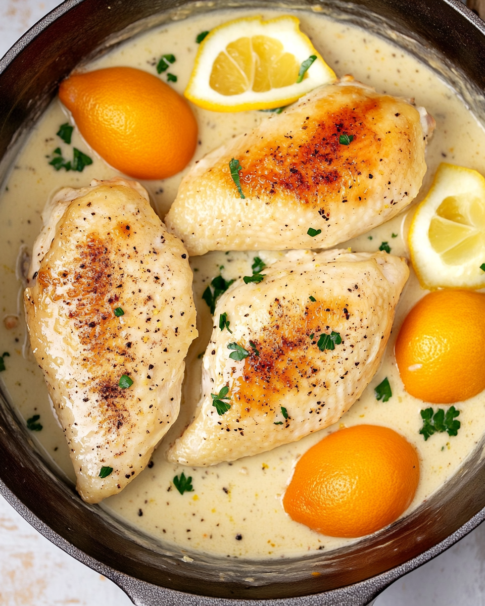 Lemon-Pepper Chicken Skillet