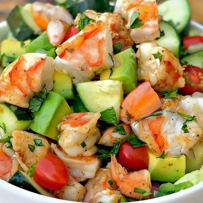 Space Center Shrimp and Avocado Salad