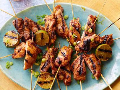 Grilled Citrus-Spiced Chicken Skewers