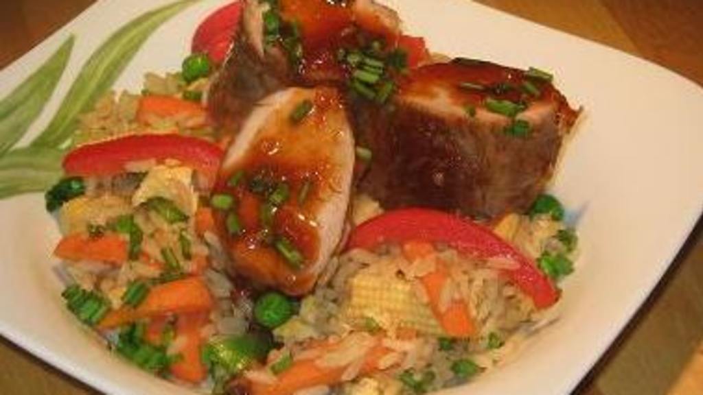 Old Fashioned Bourbon-Glazed Pork Tenderloin