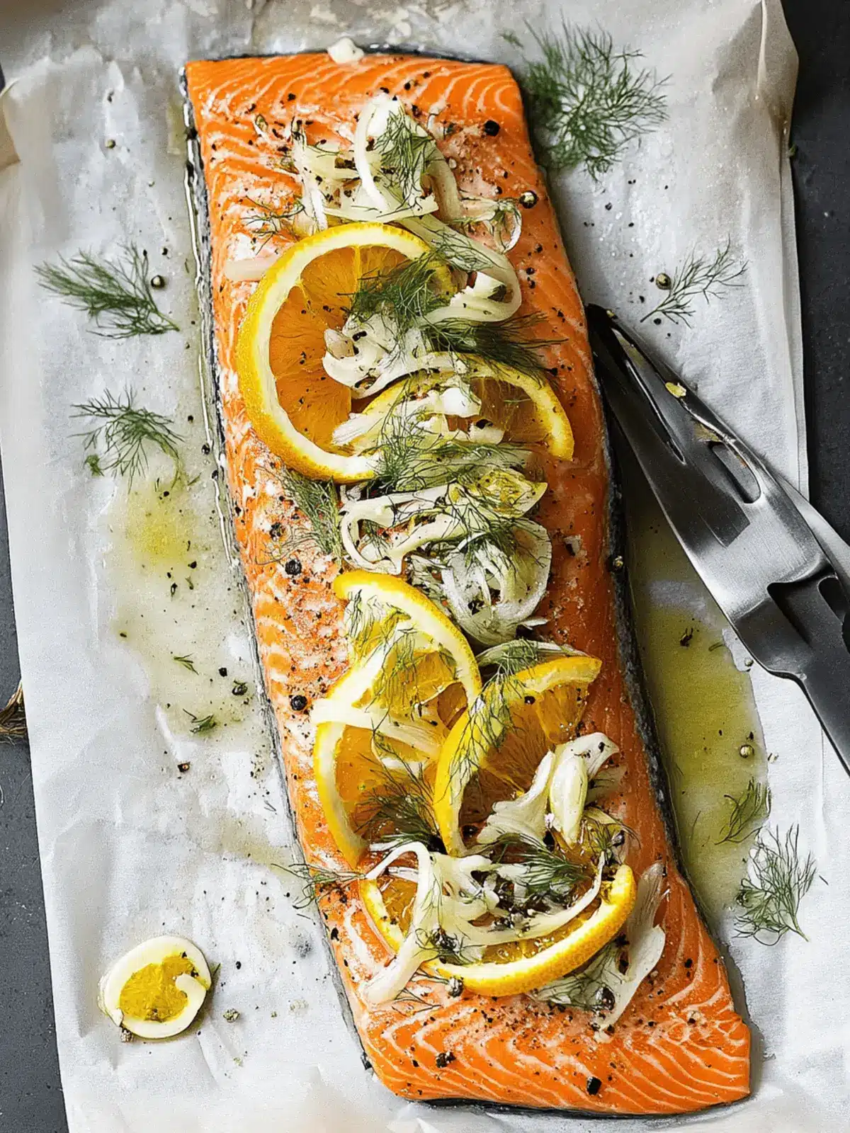 Oven-Roasted Salmon with Fennel and Orange