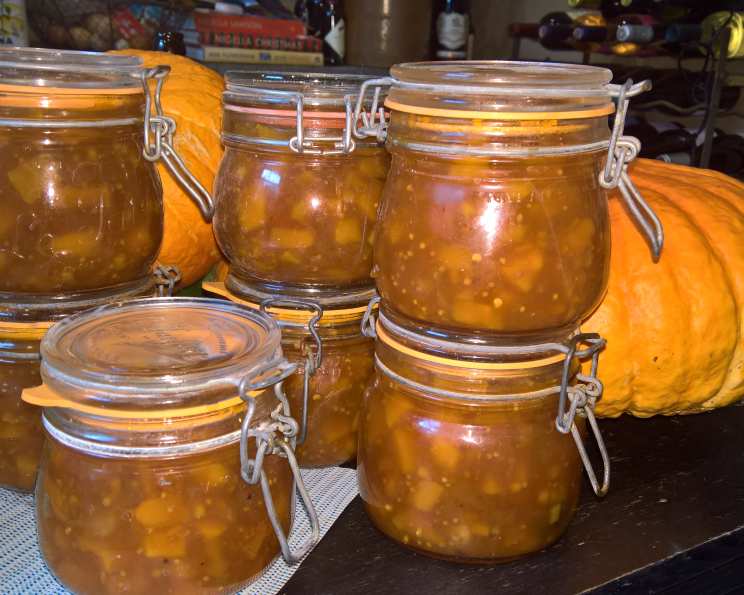 Roasted Pumpkin and Quandong Chutney Tart