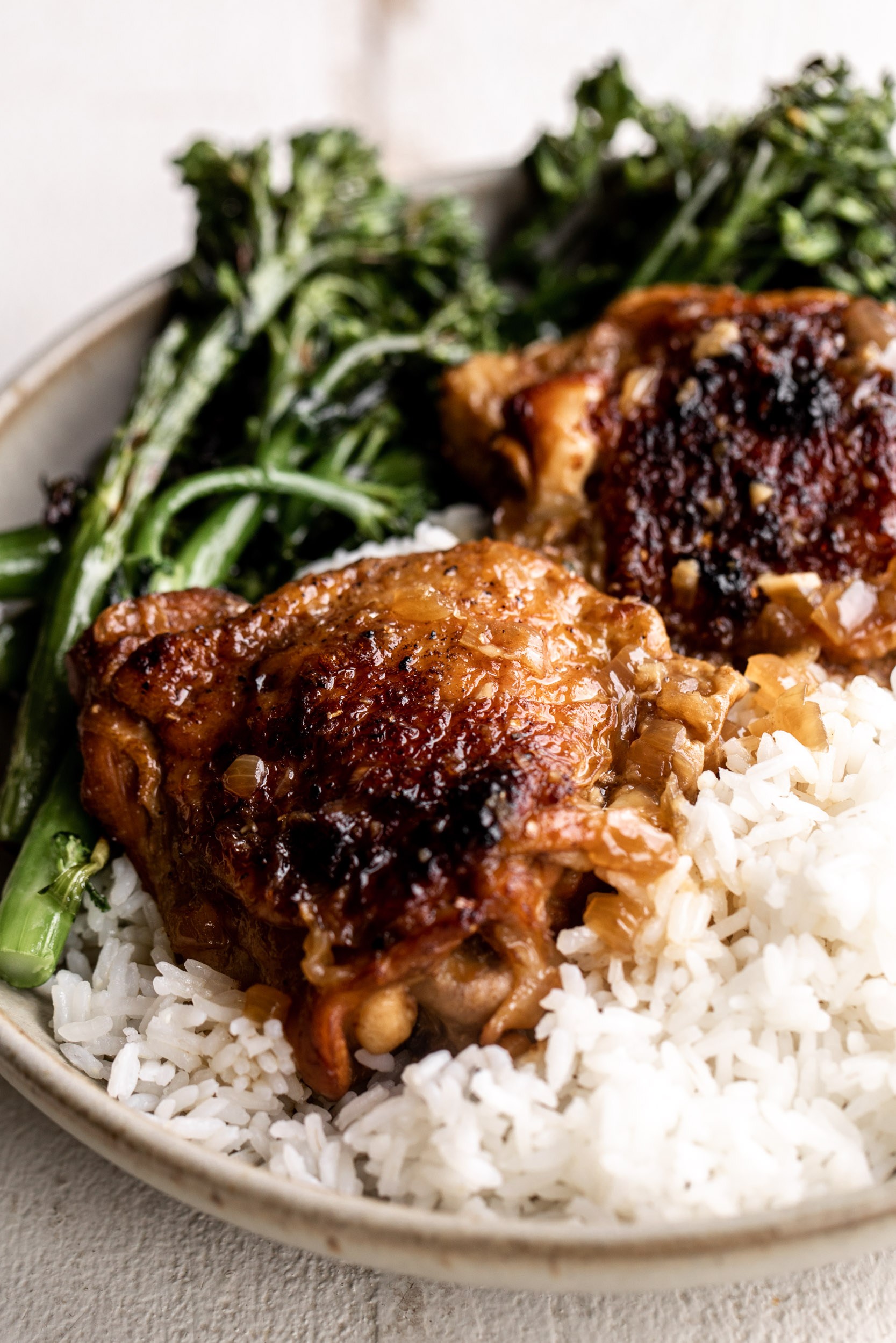 Braised Lemongrass Chicken with Coconut Rice