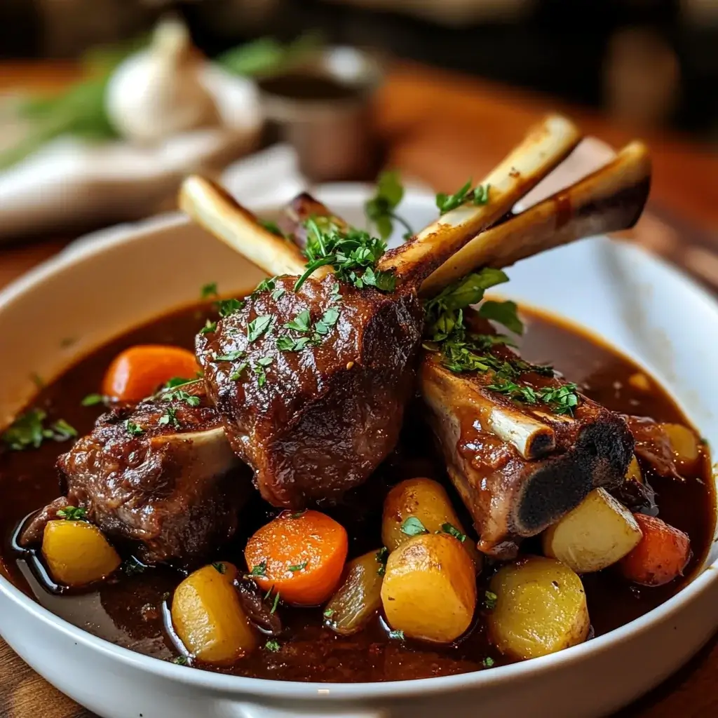 Fourth-Stage Braised Lamb Shanks with Root Vegetables