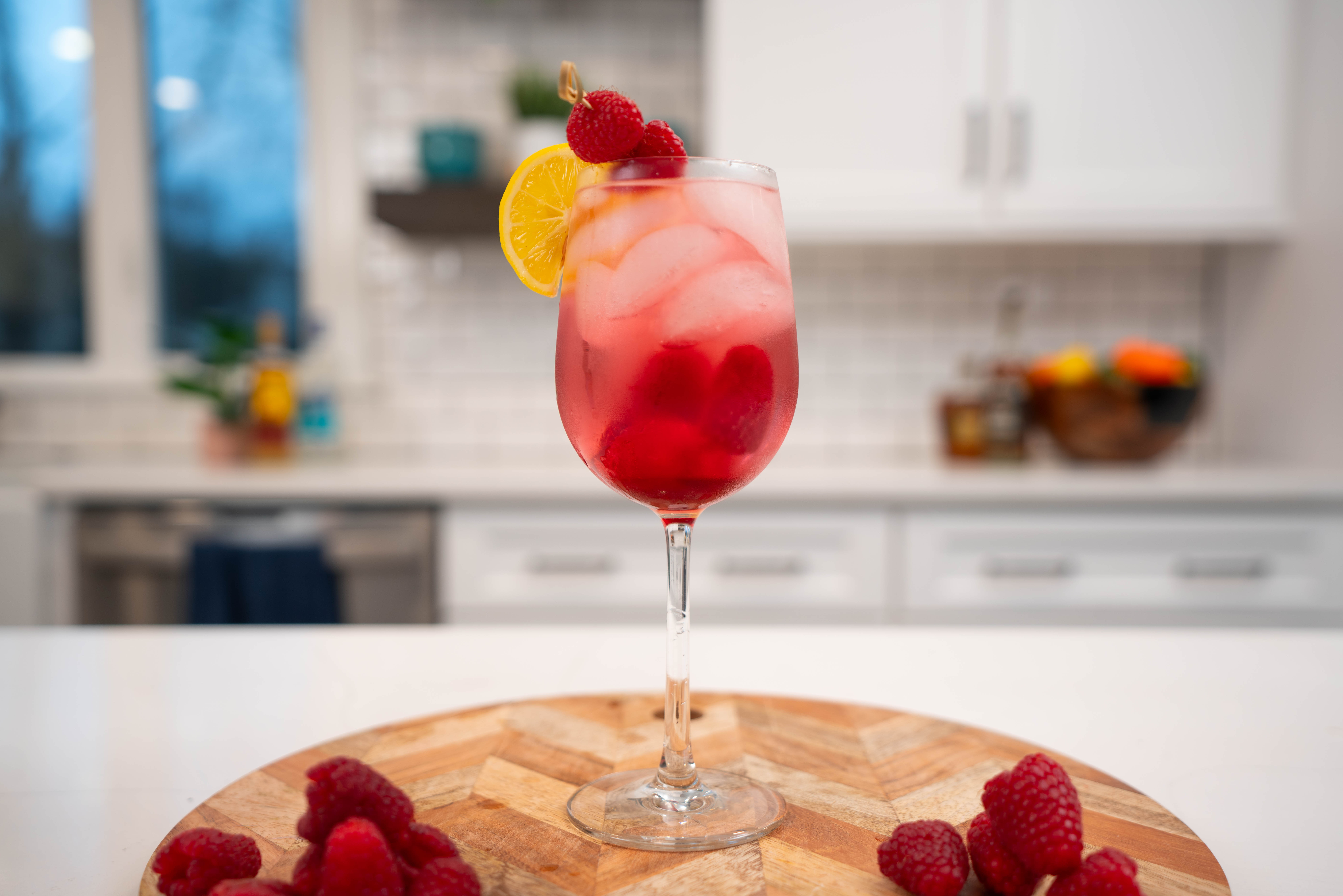 Raspberry & St-Germain Spritz