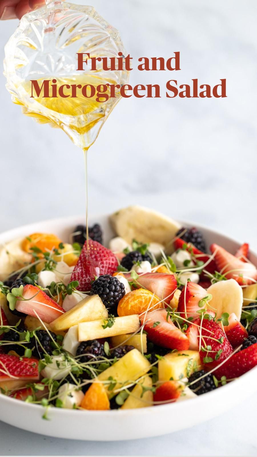 AeroGarden Microgreen Salad with Citrus Vinaigrette