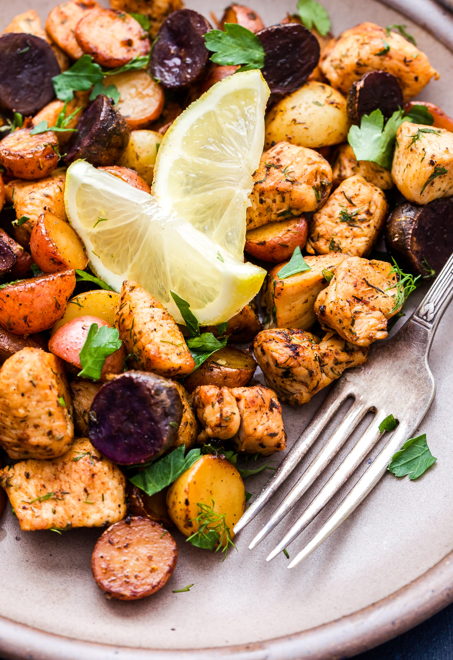 Lemon-Herb Chicken & Potato Broth
