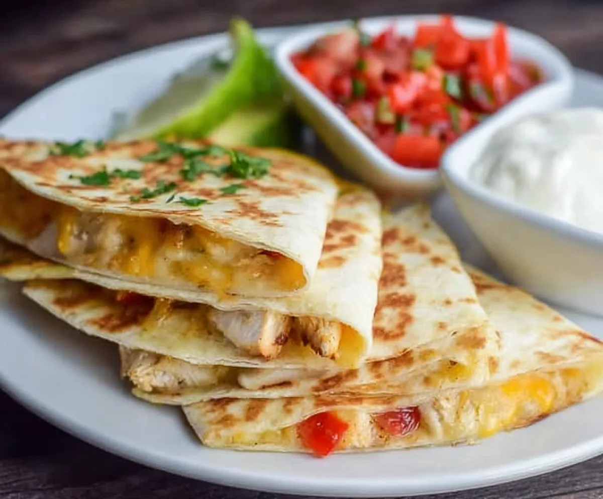 Kid-Friendly Mini Chicken Quesadillas with Cheddar and Corn