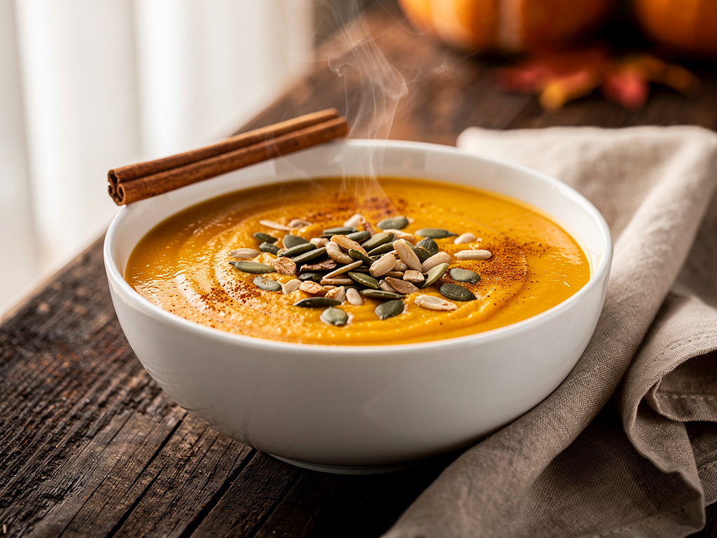 On This Day Spiced Pumpkin Soup