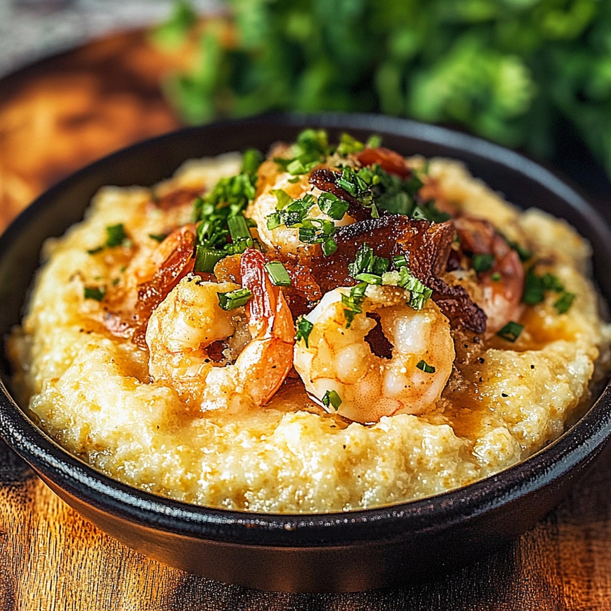 Creamy Southern-Style Shrimp and Grits