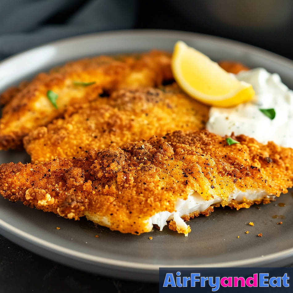 Quick Air Fryer Cajun-Spiced Catfish with Zesty Lemon Aioli