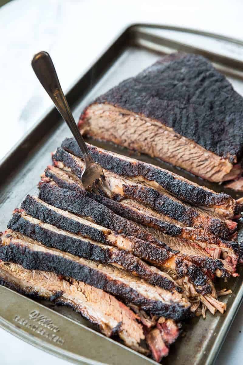 Woodfire-Grilled Smoked Brisket with Spiced Dry Rub