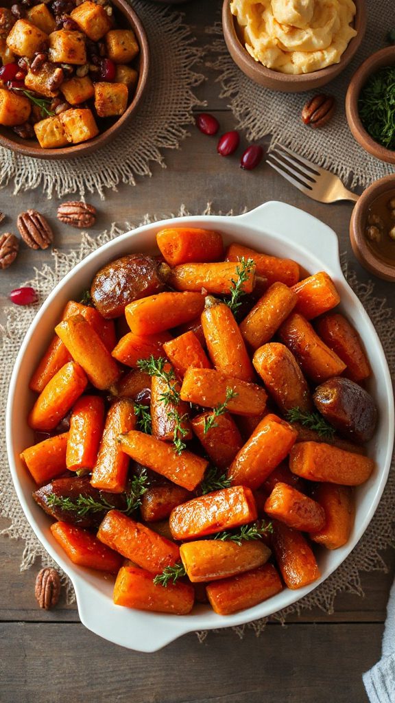 Honey-Glazed Carrots with Thyme and Toasted Pecans