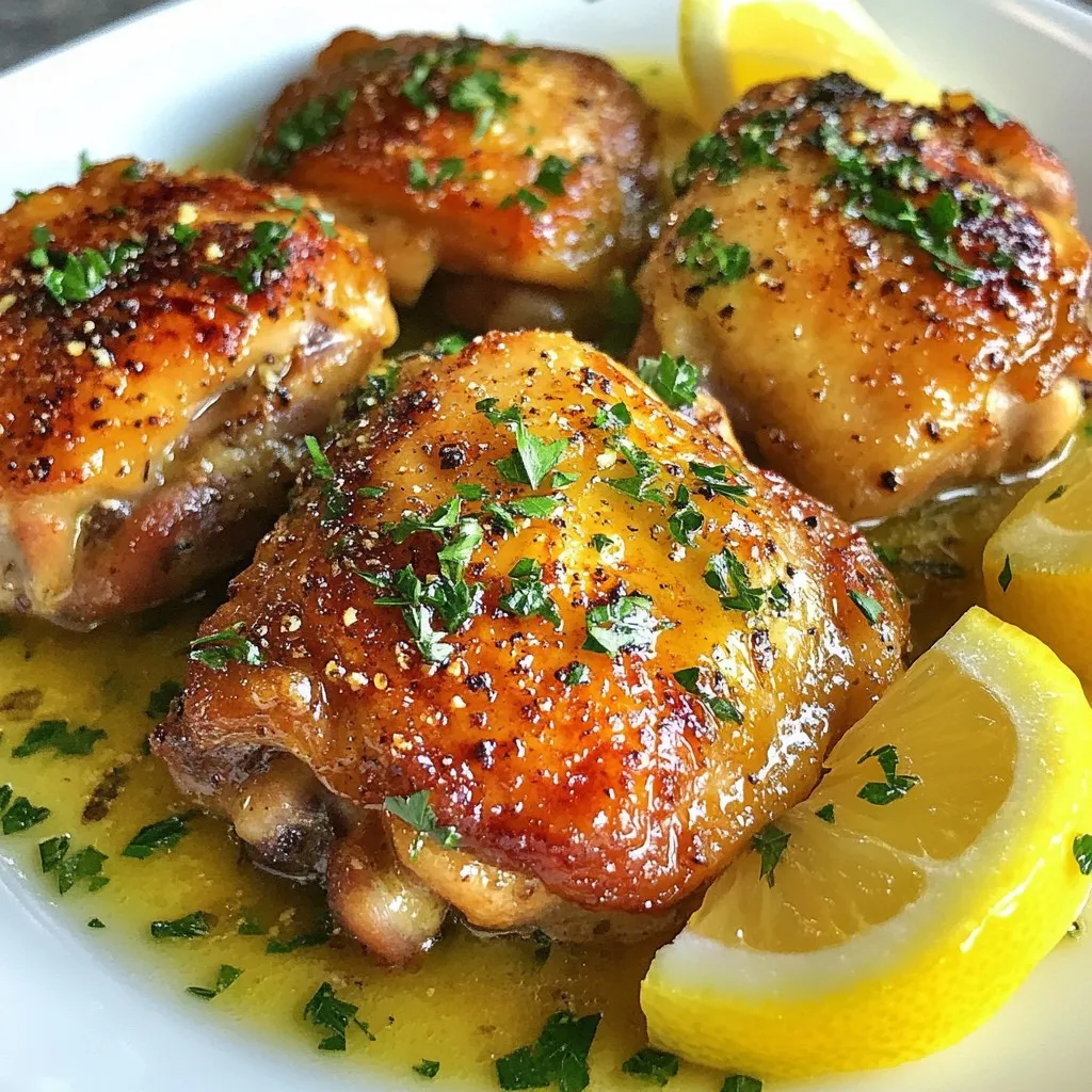 Pan-Seared Chicken Thighs with Smoky Paprika and Garlic Butter Sauce