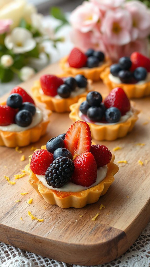 Quick Lemon Mascarpone Tartlets with Fresh Berries