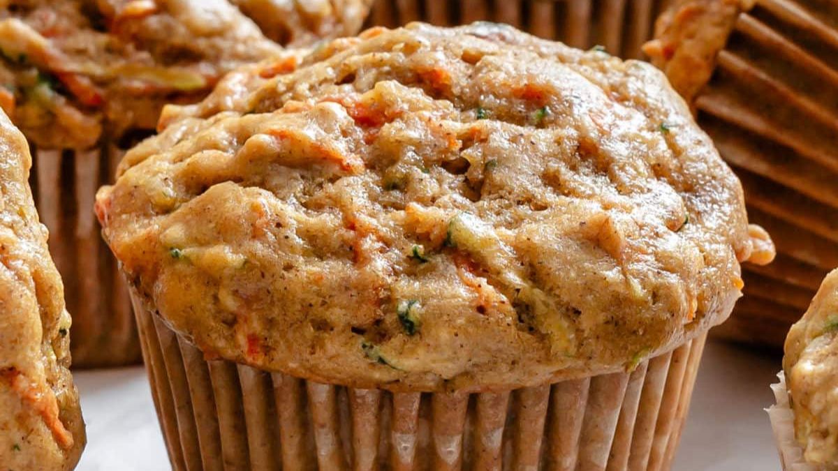 Carrot and Zucchini Mini Muffins for Picky Eaters