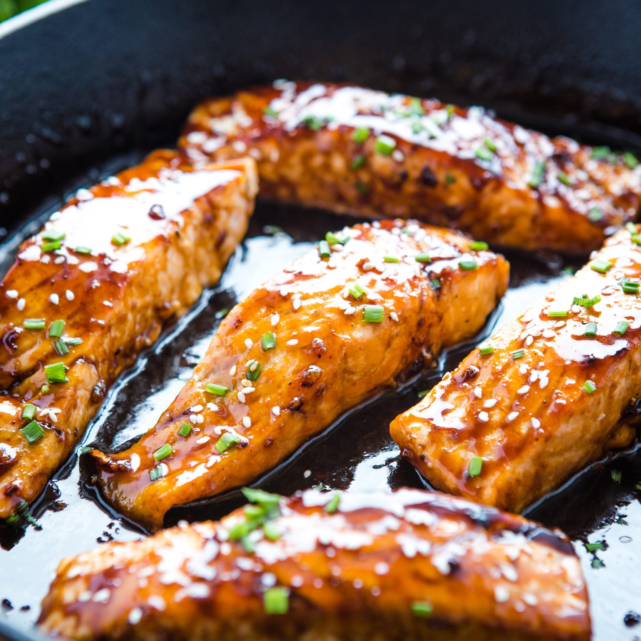 Pan-Seared Salmon with Maple-Dijon Glaze and Roasted Sweet Potatoes