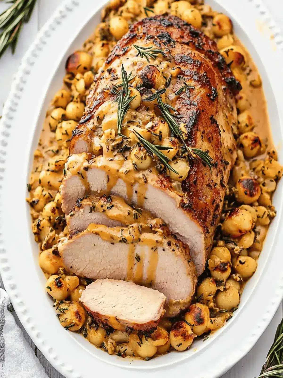 Slow-Roasted Pork with Garlic, Rosemary, and Lemon