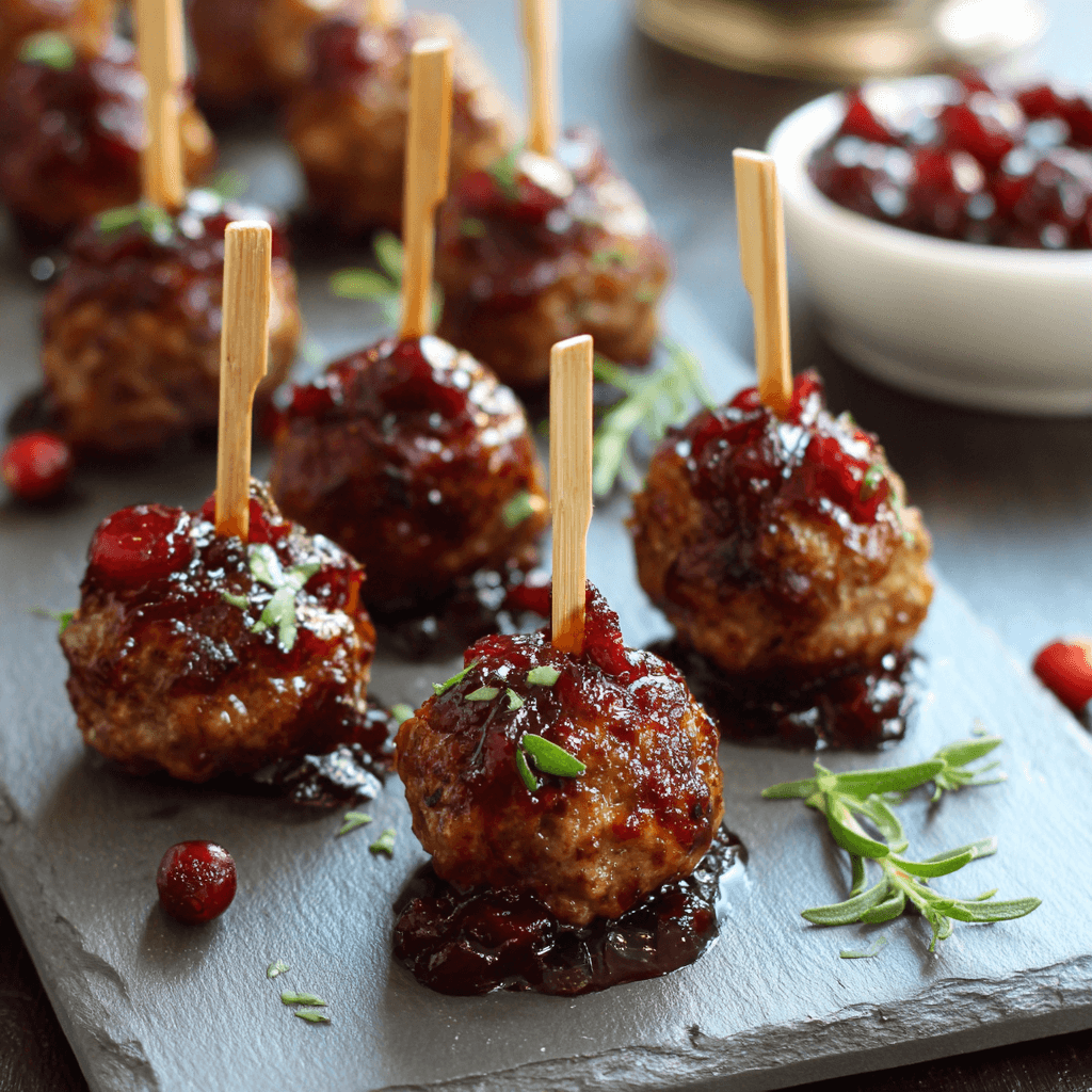 Kristoff-Inspired Nordic Reindeer Meatball Skewers