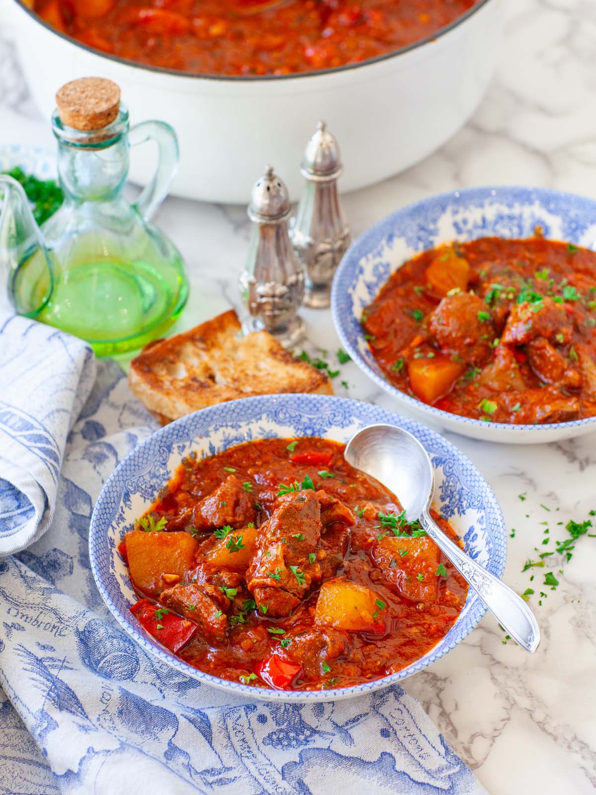 Slow-Simmered Lamb Stew with Aleppo Pepper and Eggplant
