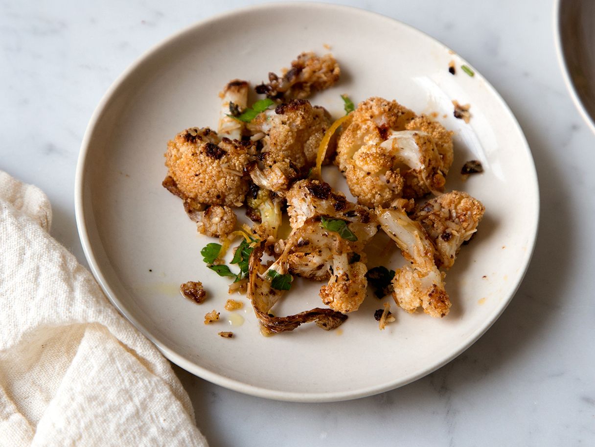 Tangy Sumac and Za’atar Roasted Cauliflower Steaks