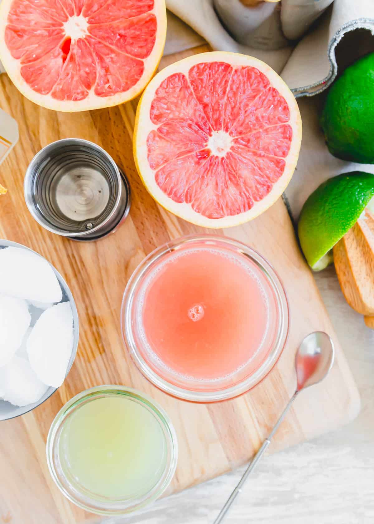 Equal Parts Citrus Half-and-Half Martini