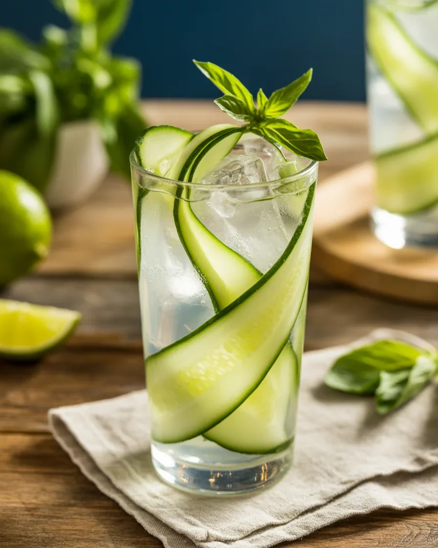 Herbal Gin and Cucumber Cooler
