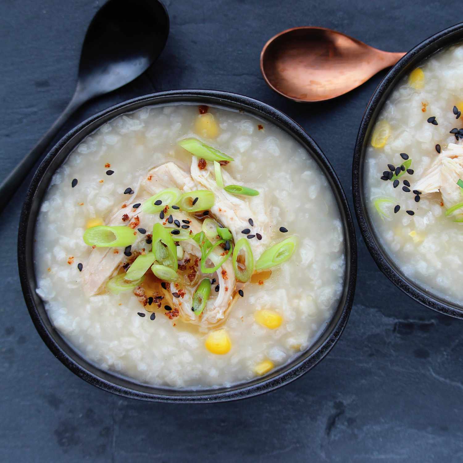 Traditional Chicken Congee with Ginseng