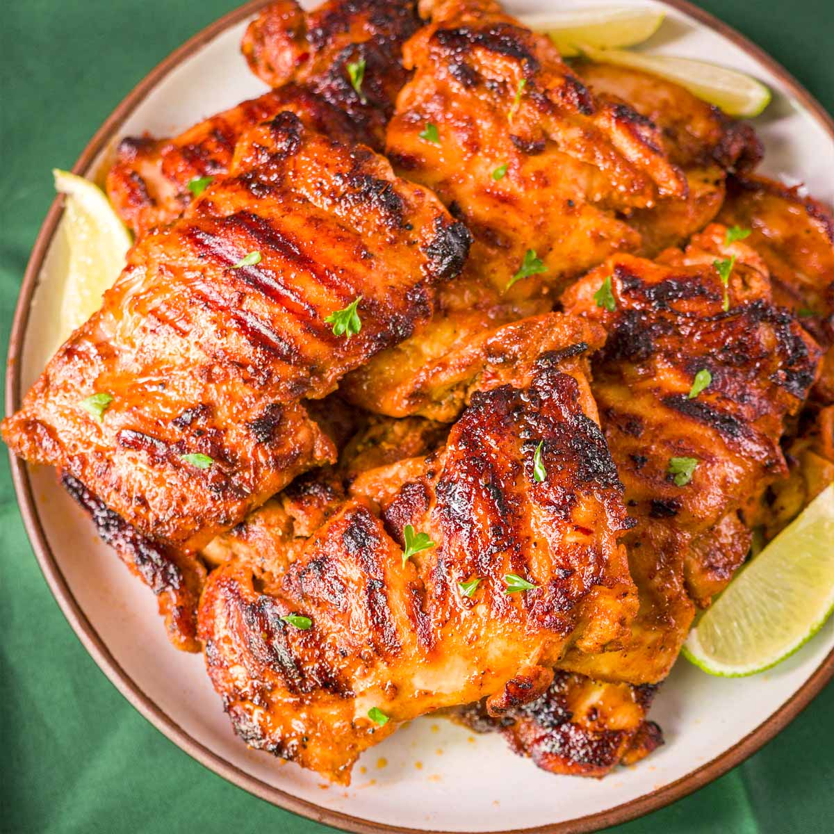 Woodfire-Grilled Spicy Chipotle Chicken Thighs