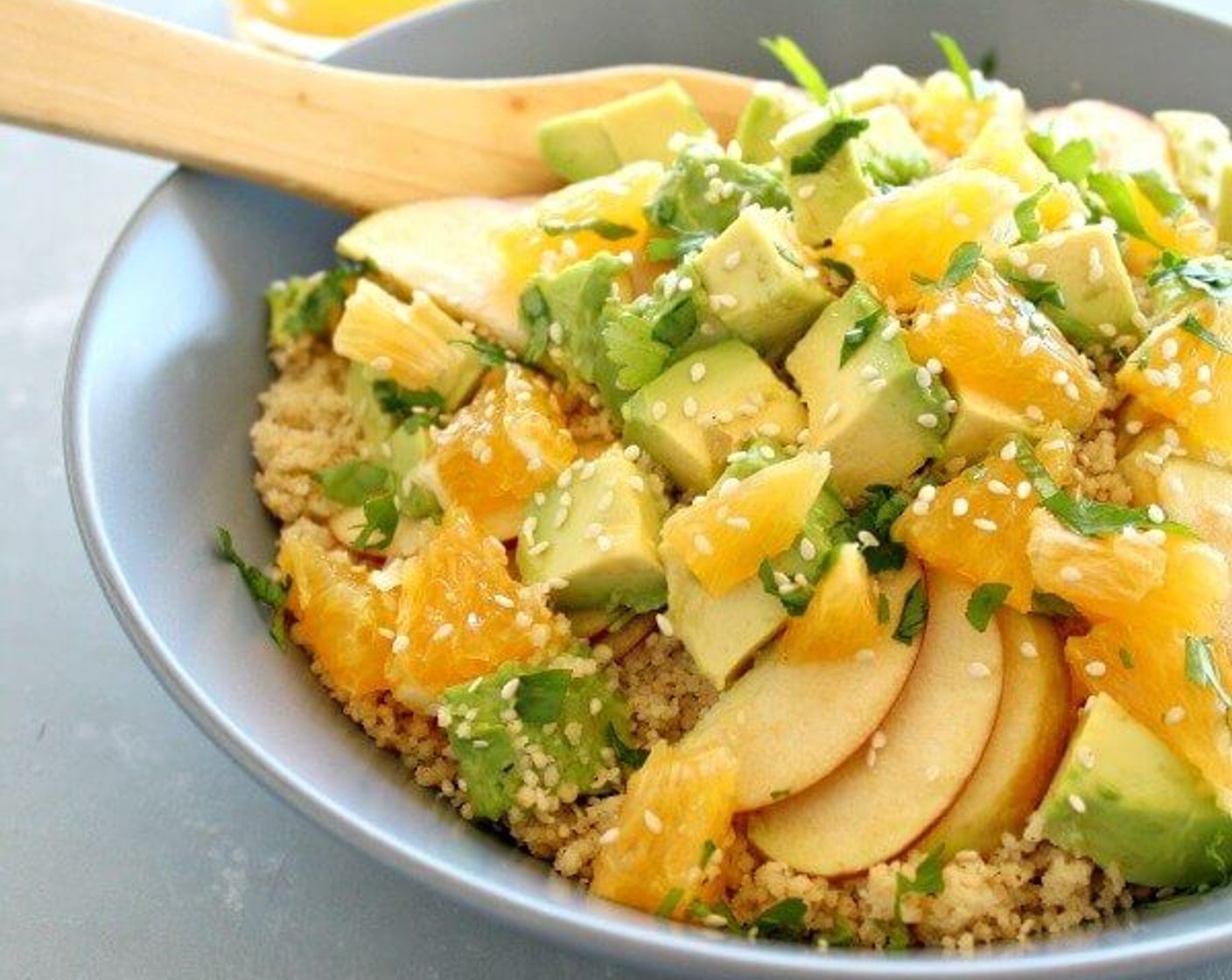 Herb and Citrus Couscous Salad with Toasted Almonds