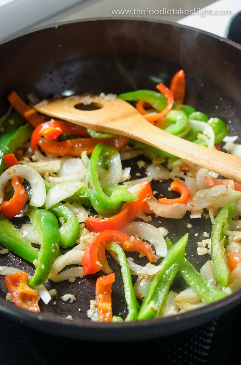 Mountain Lion Stir-Fry with Bell Peppers and Garlic