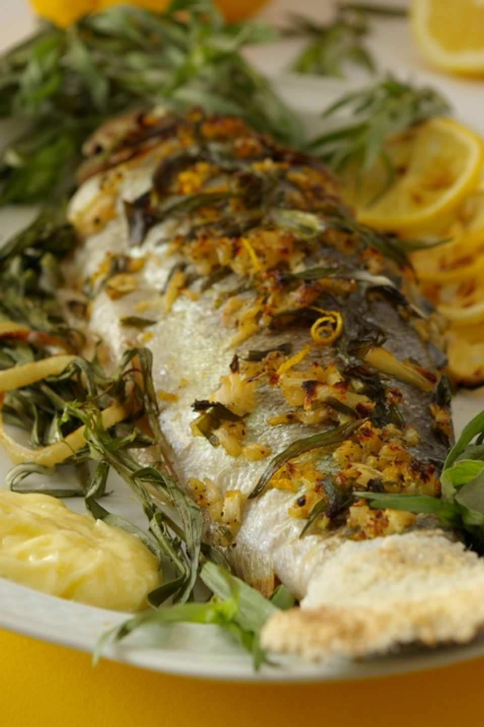 Steamed Bassett Creek Trout with Herb Butter and Lemon