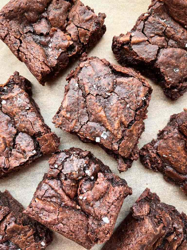 Espresso-Infused Brownie Bars with Sea Salt