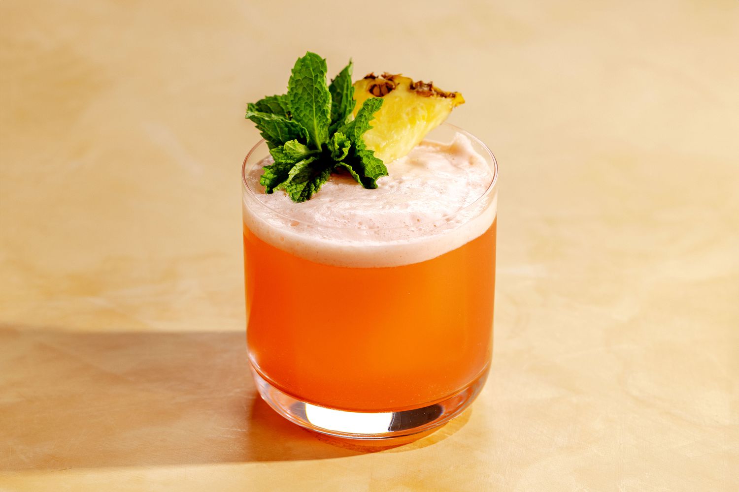 Charred Pineapple and Rum Jungle Bird Cocktail