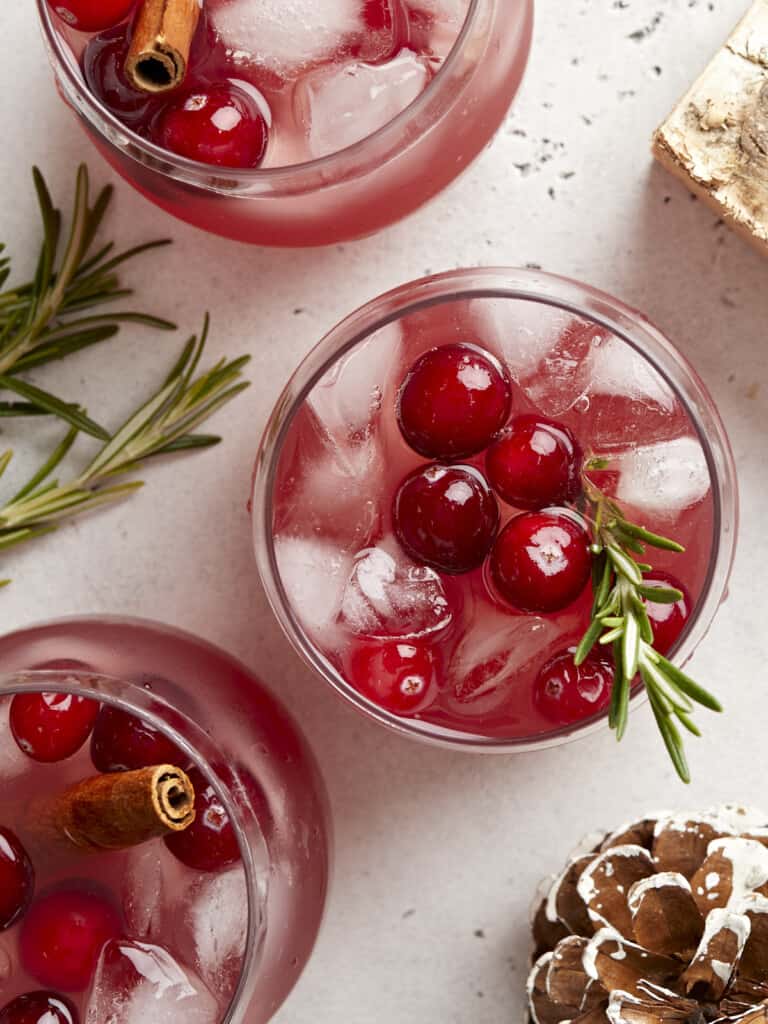 Ginger-Spiced Apple and Cranberry Holiday Punch