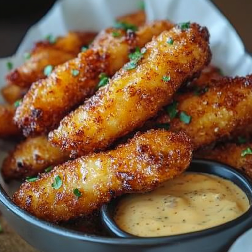 Kid-Friendly Cheesy Chicken Tenders with Honey Mustard Dip
