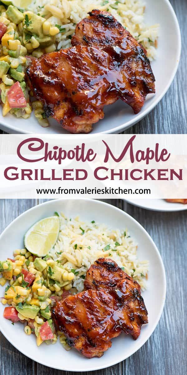 Woodfire-Grilled Bourbon Chicken Thighs with Maple-Chipotle Glaze
