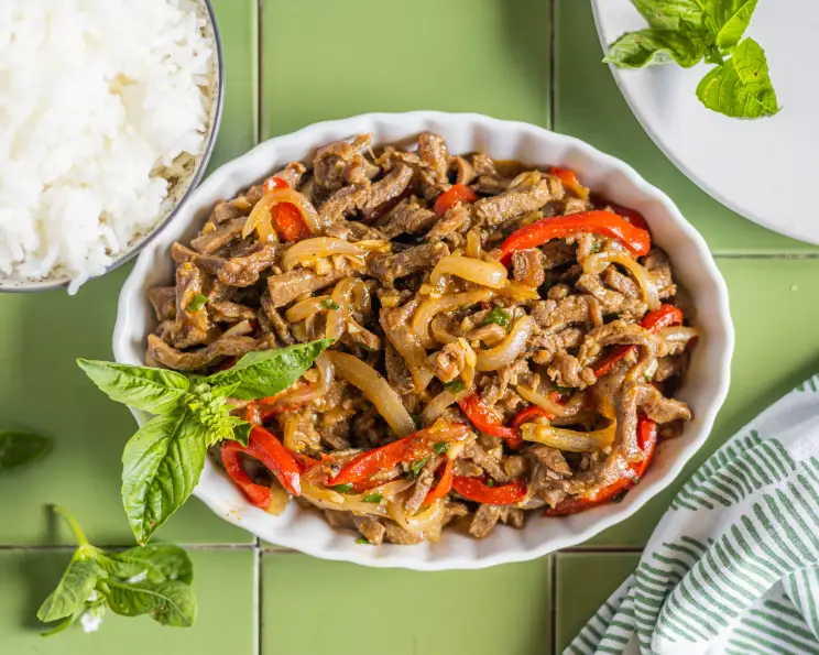 One-Pot Spicy Thai Basil Beef Stir-Fry