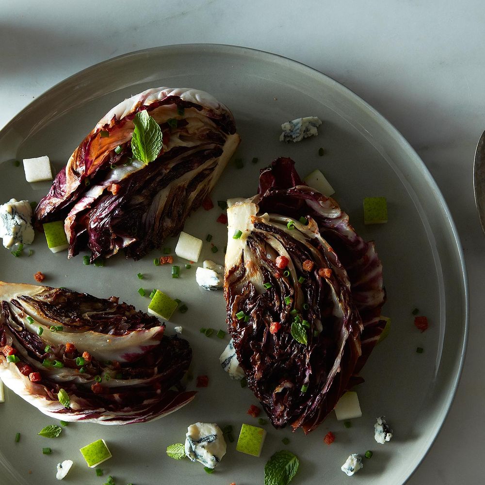 Charred Radicchio and Endive with Balsamic Reduction